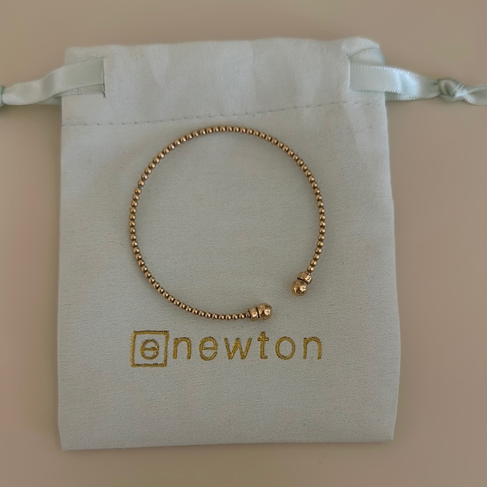 Enewton Gold Beaded Bangle